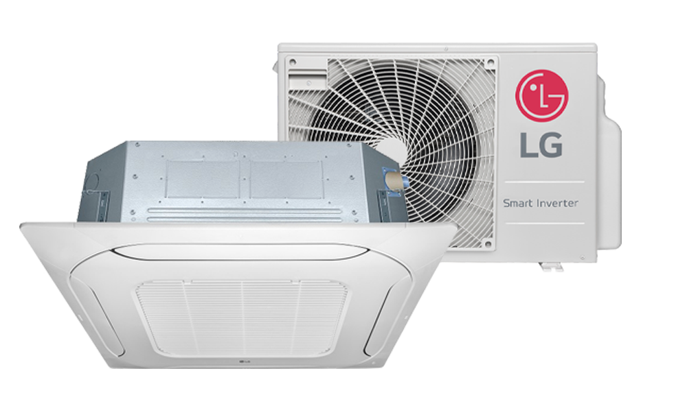 Ar-Condicionado Inverter LG Cassete 4 Vias 18.000 Btus Quente/Frio 220V