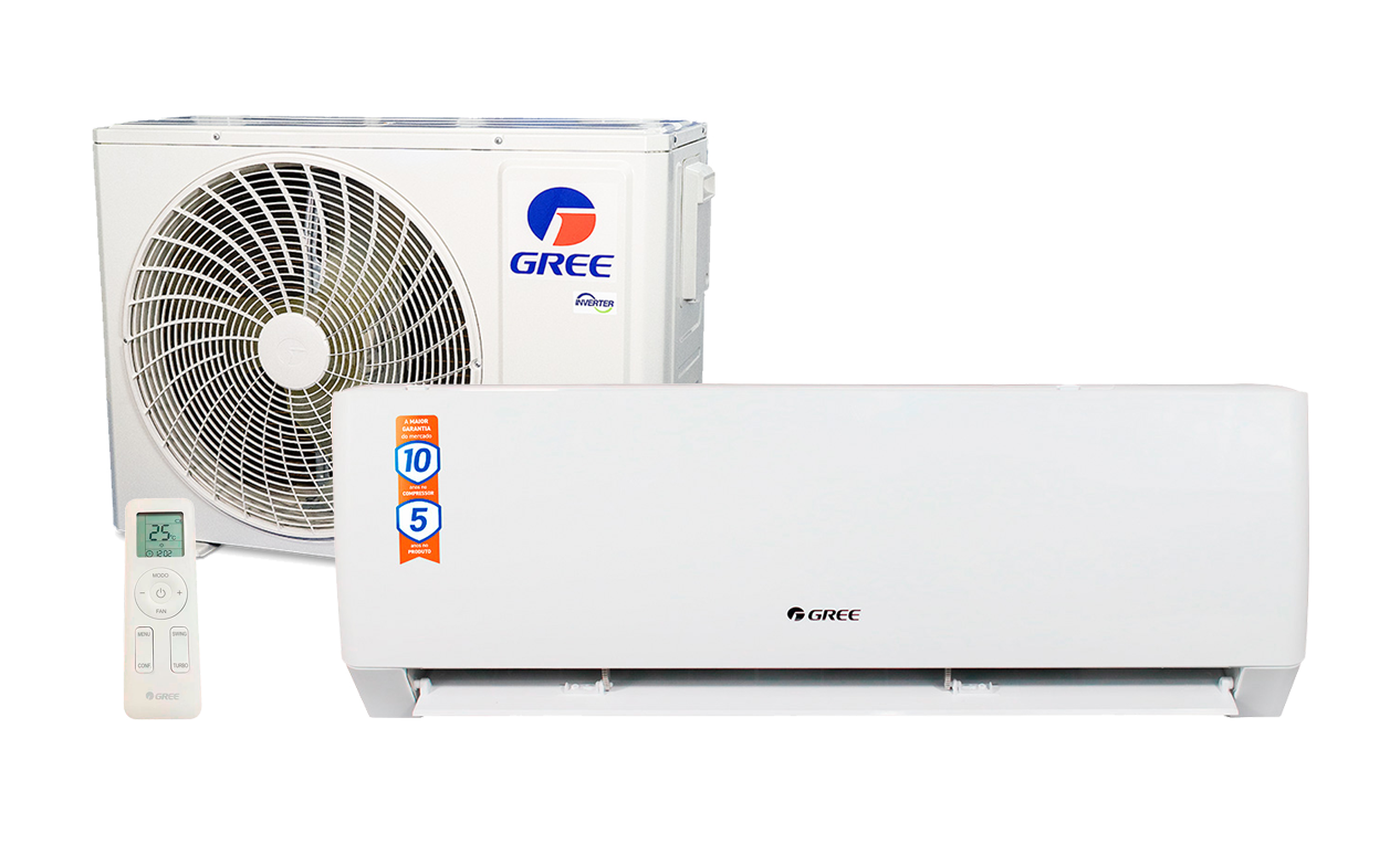 Ar-Condicionado Inverter Gree G-Top Connection 30000 Btus Quente/Frio 220V